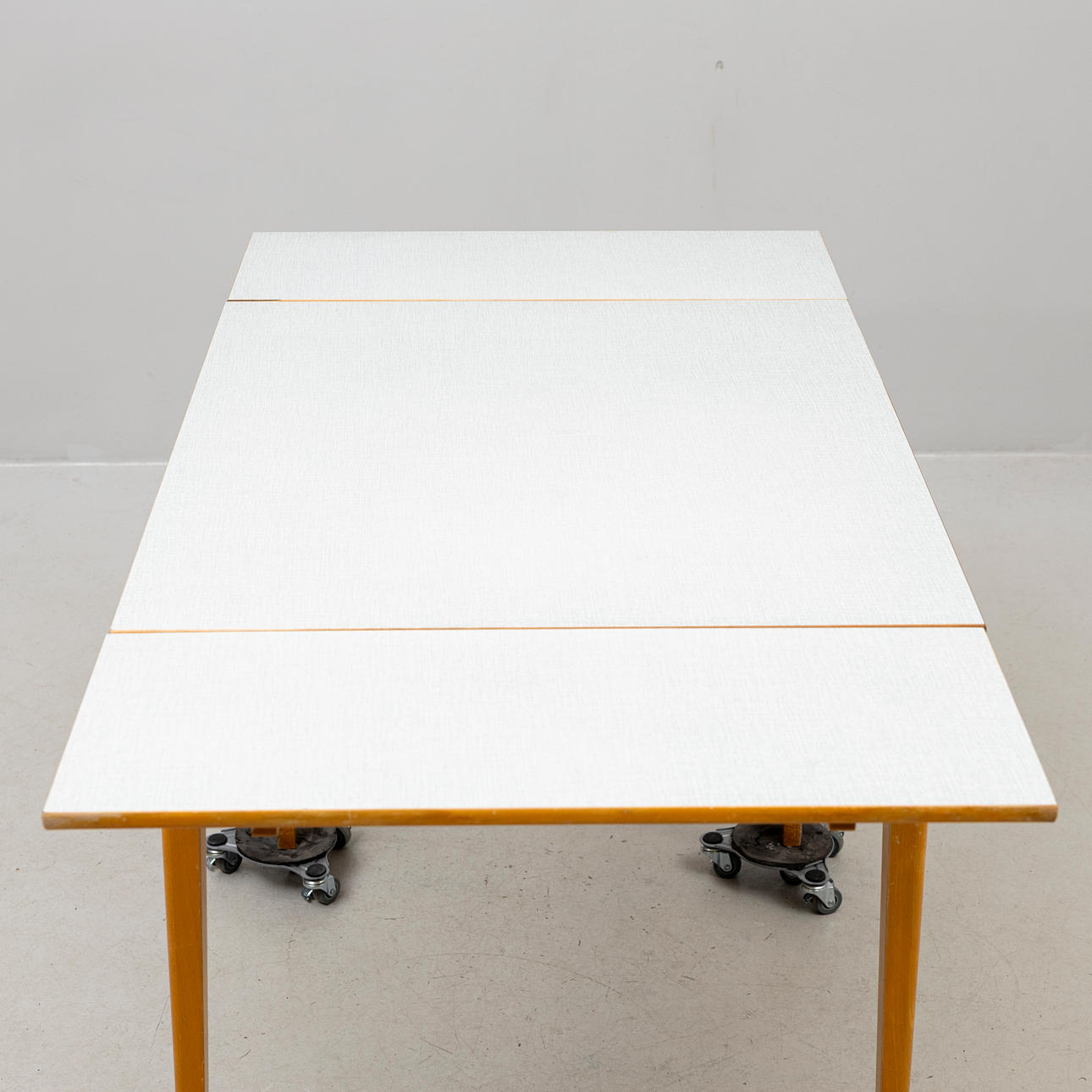 DINING TABLE, with pull-out leaves, beech, Perstorp top, branded ...