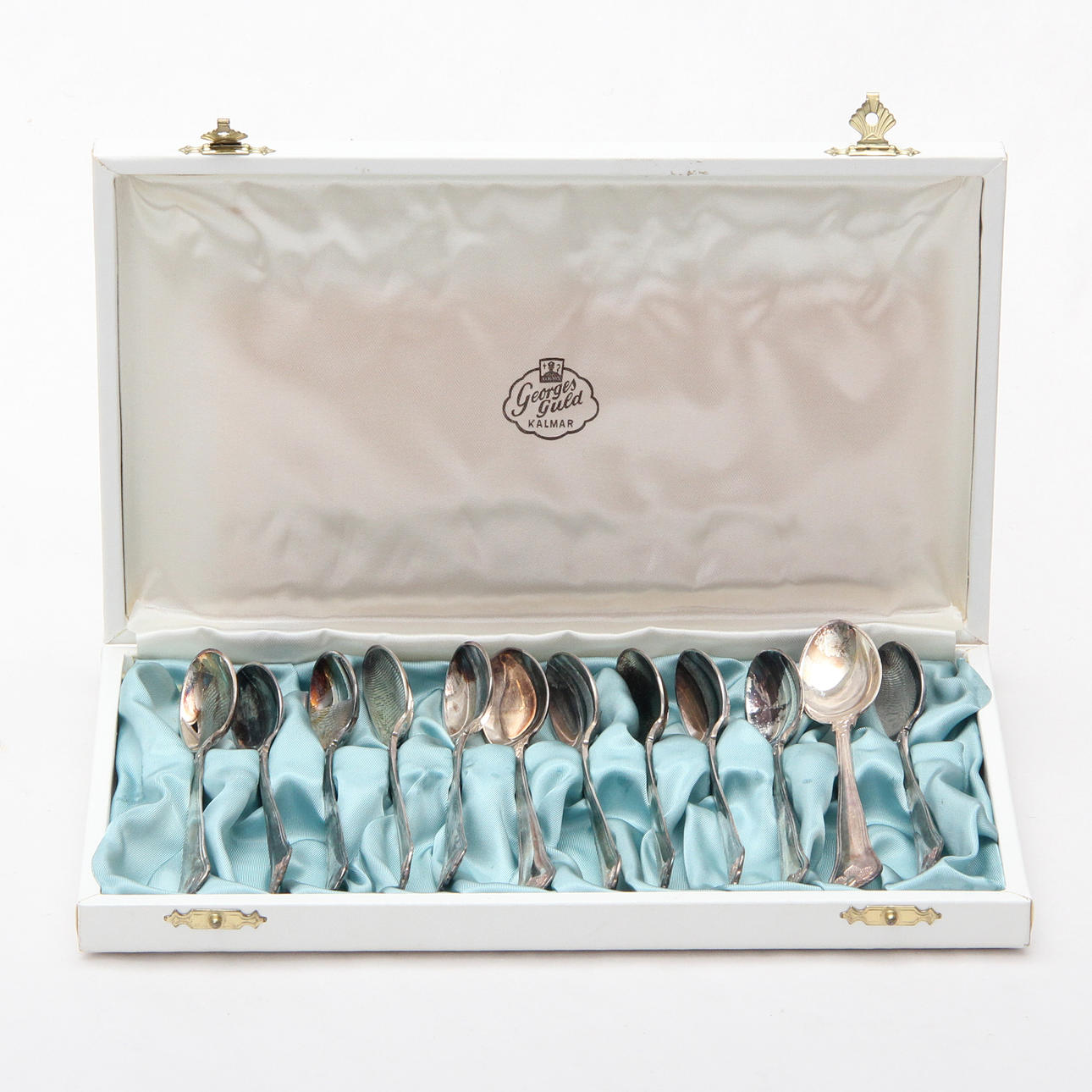KAFFESKEDAR 12 st, silver.