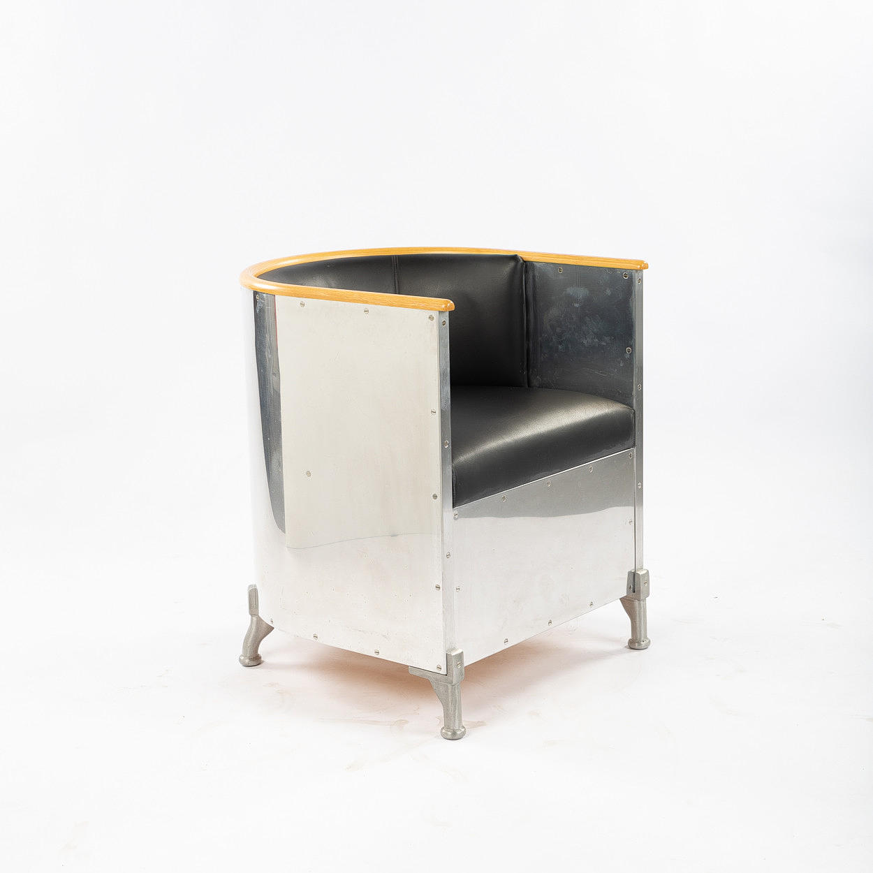MATS THESELIUS. Fåtölj, "Aluminium", Källemo, formgiven 1990. Möbler ...