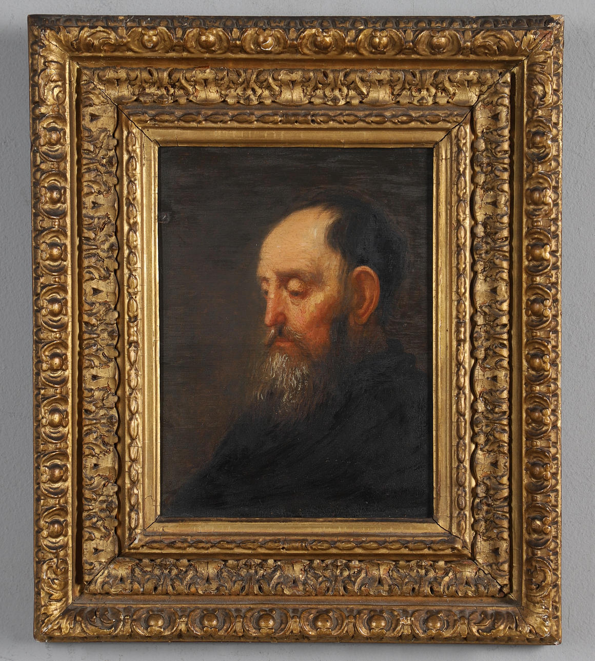 ATTRIBUTED TO CHRISTIAN WILHELM ERNST DIETRICH (1712-1774). STUDY OF A MONK.