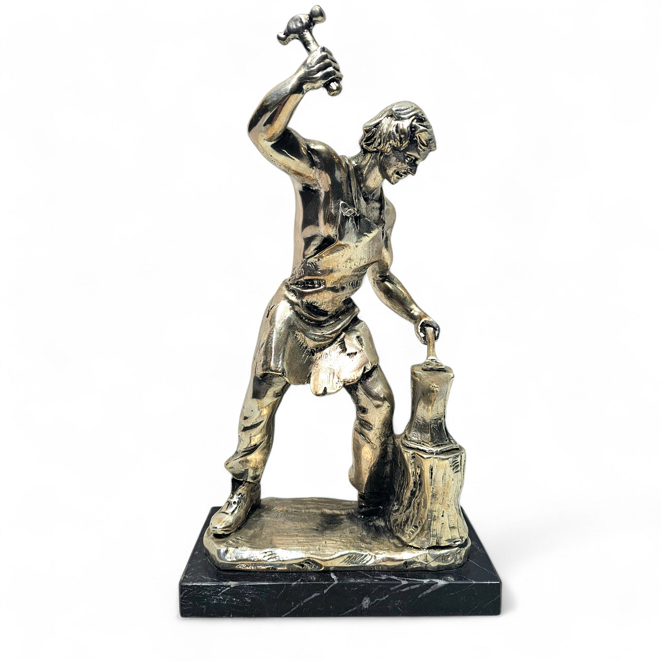 Vilar. Silver-plated blacksmith sculpture. Art - Sculptures & Bronzes ...