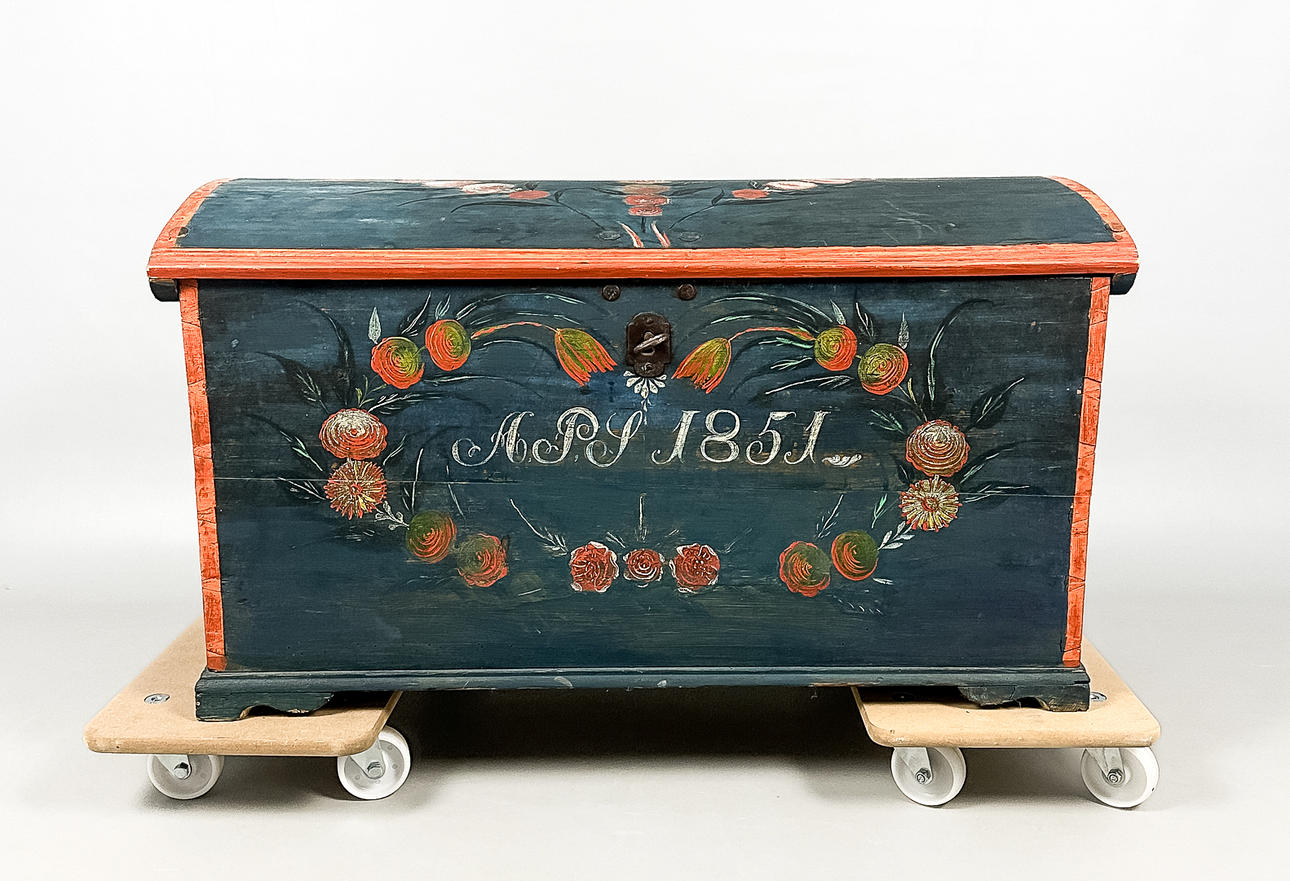Brudkista. Allmoge 1851.