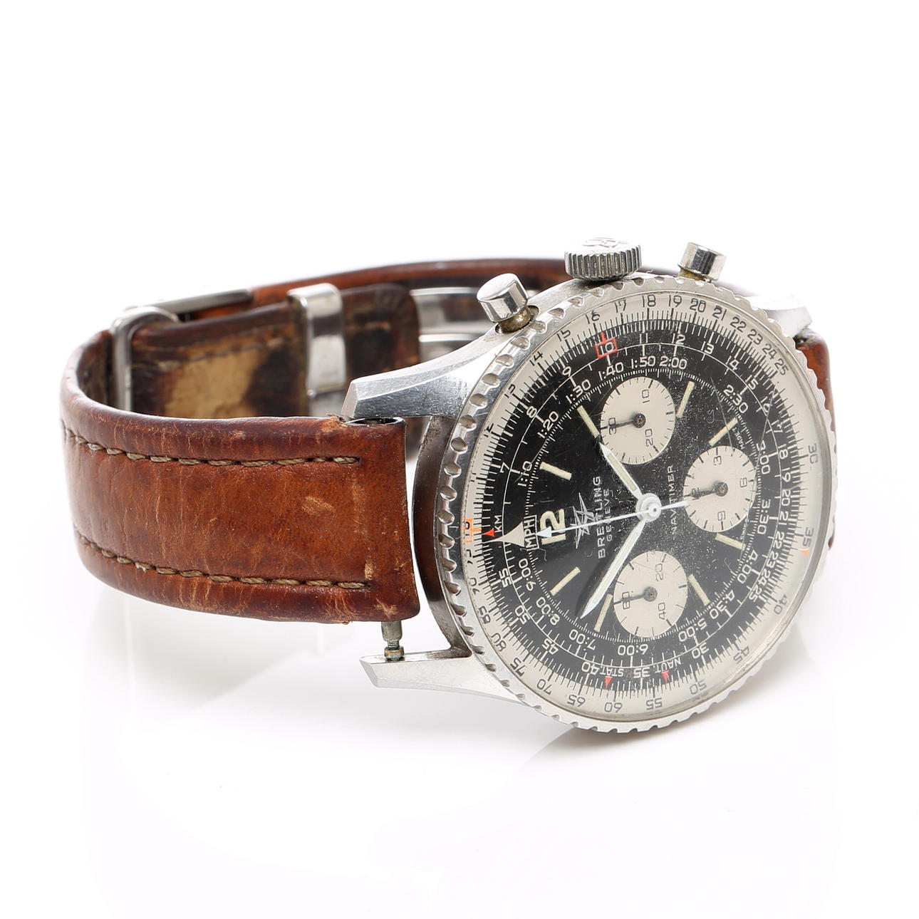 ARMBANDSUR, herr, Breitling Navitimer, ref 806, manuell, cal Venus 178 (TJ), boett av av stål, 1960-tal.