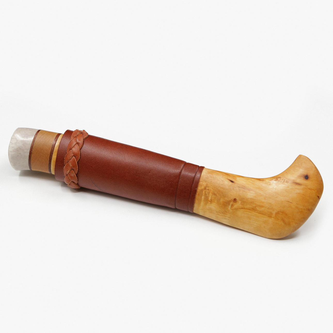 SAMEKNIV, SIGNERAD, MASURBJÖRK / HORN.