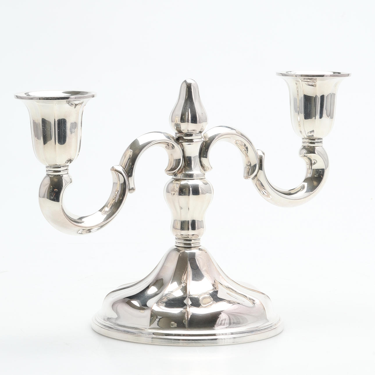KANDELABER, silver 830, svenska importstämplar.