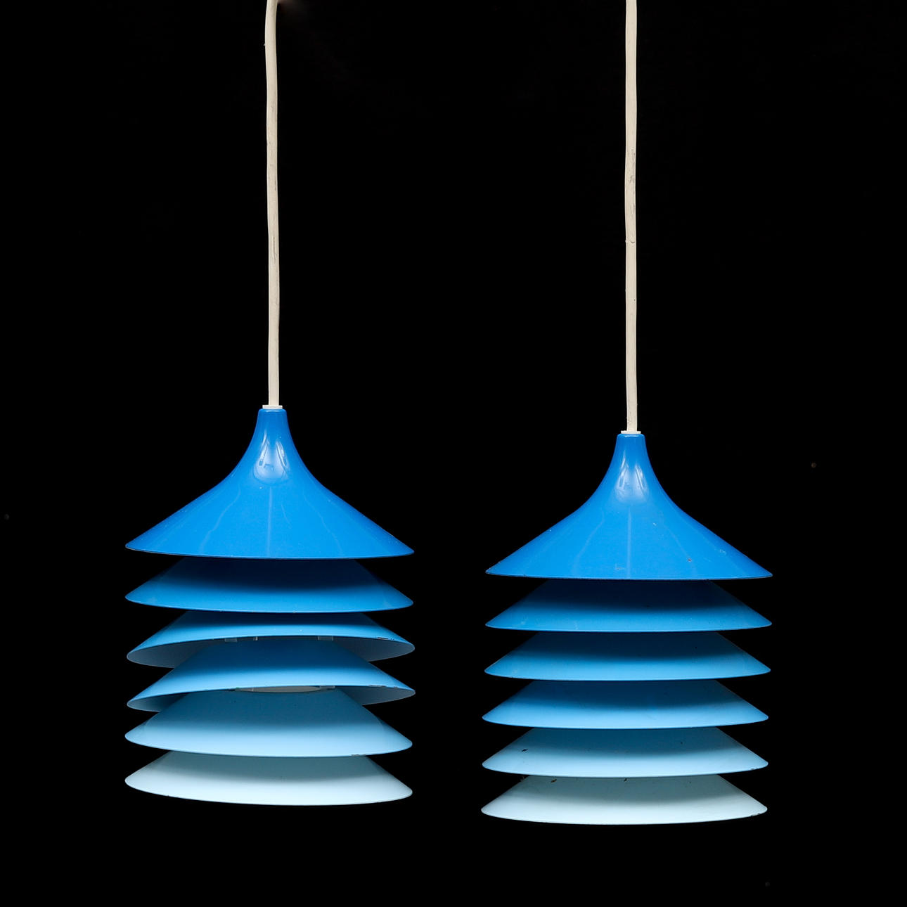 BENT BOYSEN. Taklampor, 2 st, "Duett", IKEA.