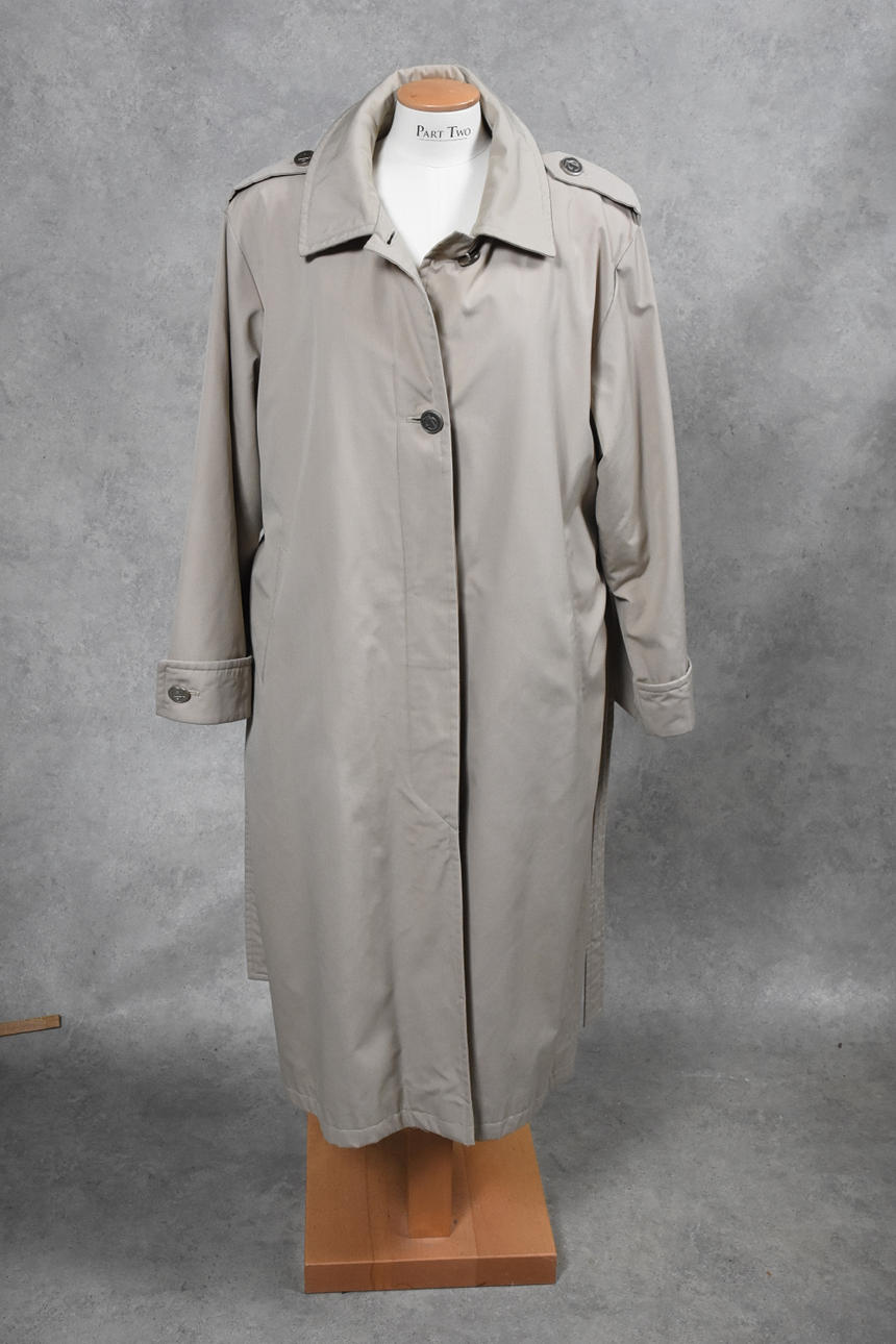 TRENCHCOAT, med pälsfoder Guy La Roche Paris.