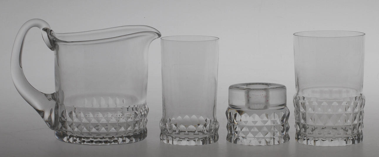 PARTI GLAS, 11 delar, "Silvia" Ingeborg Lundin Orrefors.