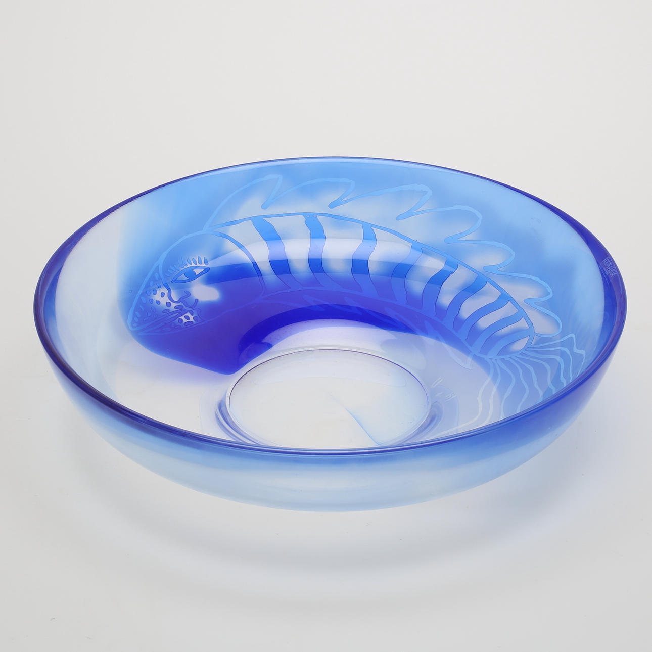 ULRICA HYDMAN VALLIEN. Skål, glas, Kosta Boda, signerad.