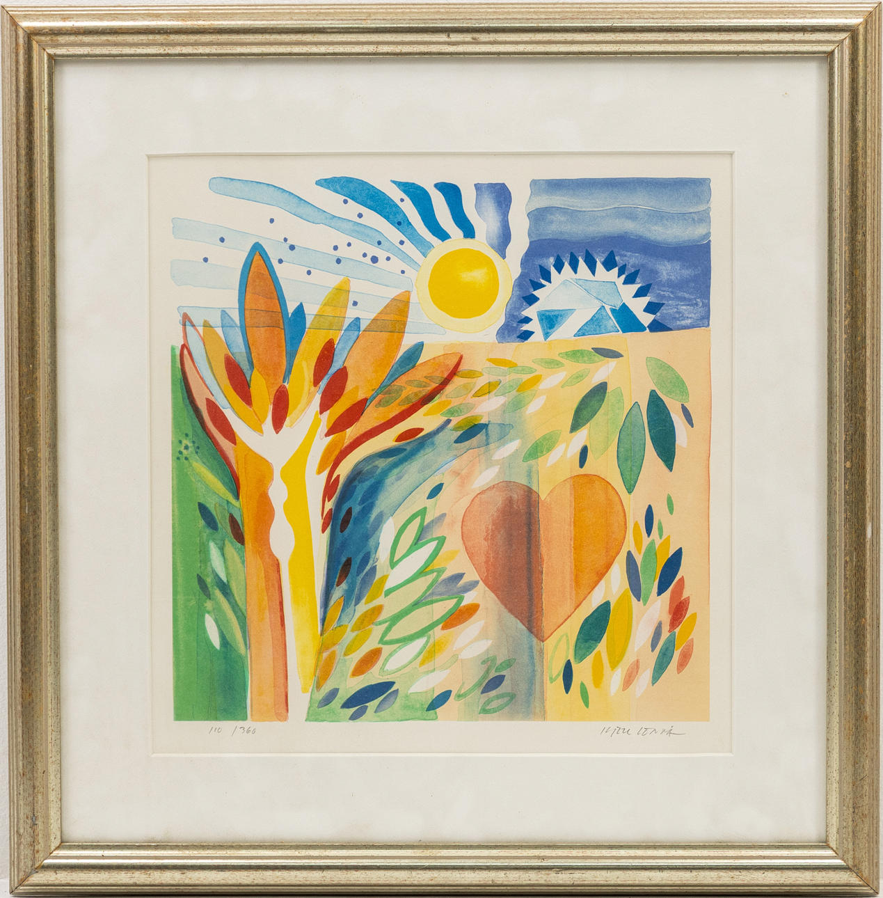 KJELL LÖNNÅ. Lithograph, 110/360, signed.