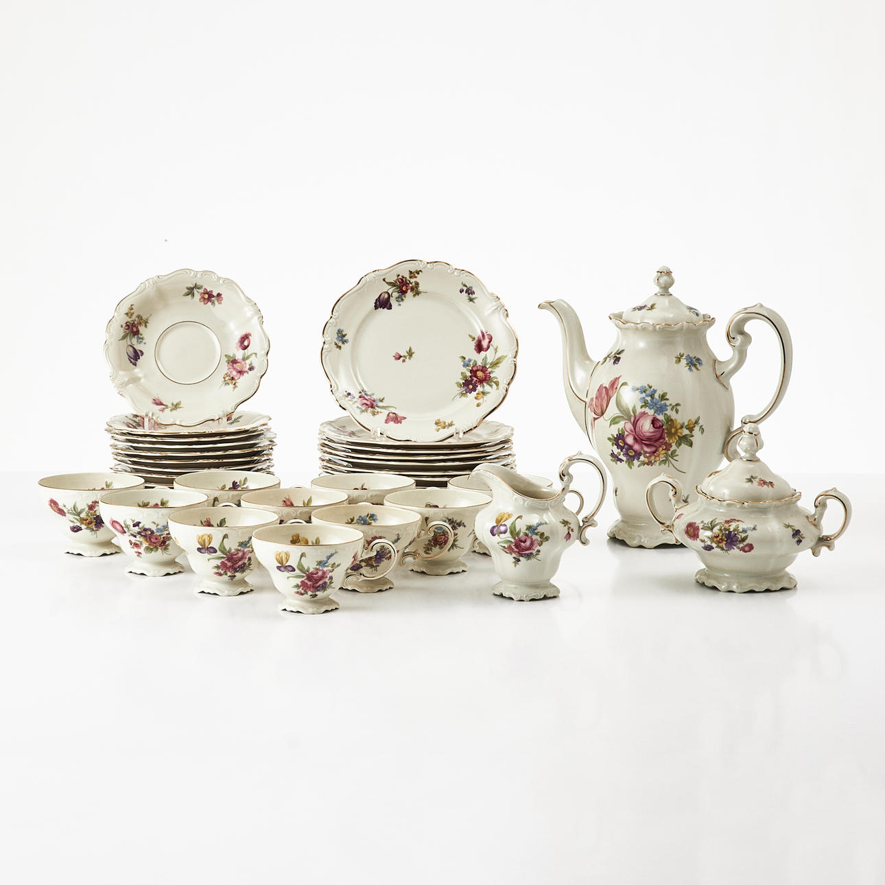 ROSENTHAL, kaffeservis, "Pompadour", 27 delar.