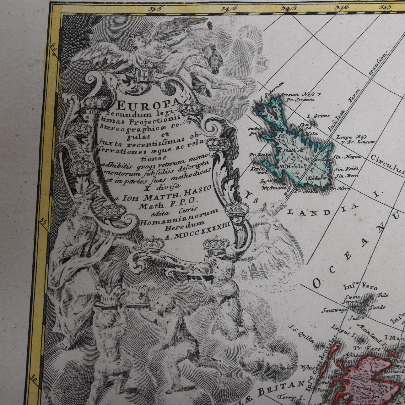 ATLAS COMPEN DIARUIS SCHOLASTICUS MINOR, Nüremberg 1700 tal.