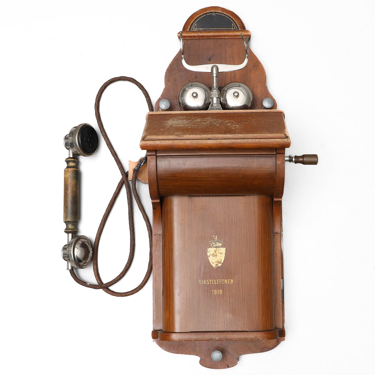 VÄGGTELEFON, "Rikstelefon", 1918.