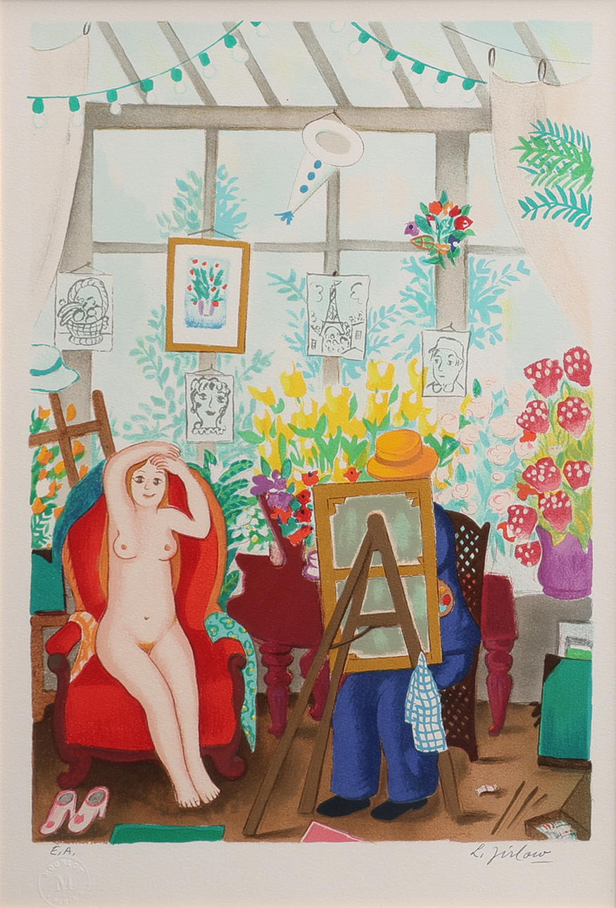 LENNART JIRLOW. LITHOGRAPH, SIGNED AND NUMBERED EA.