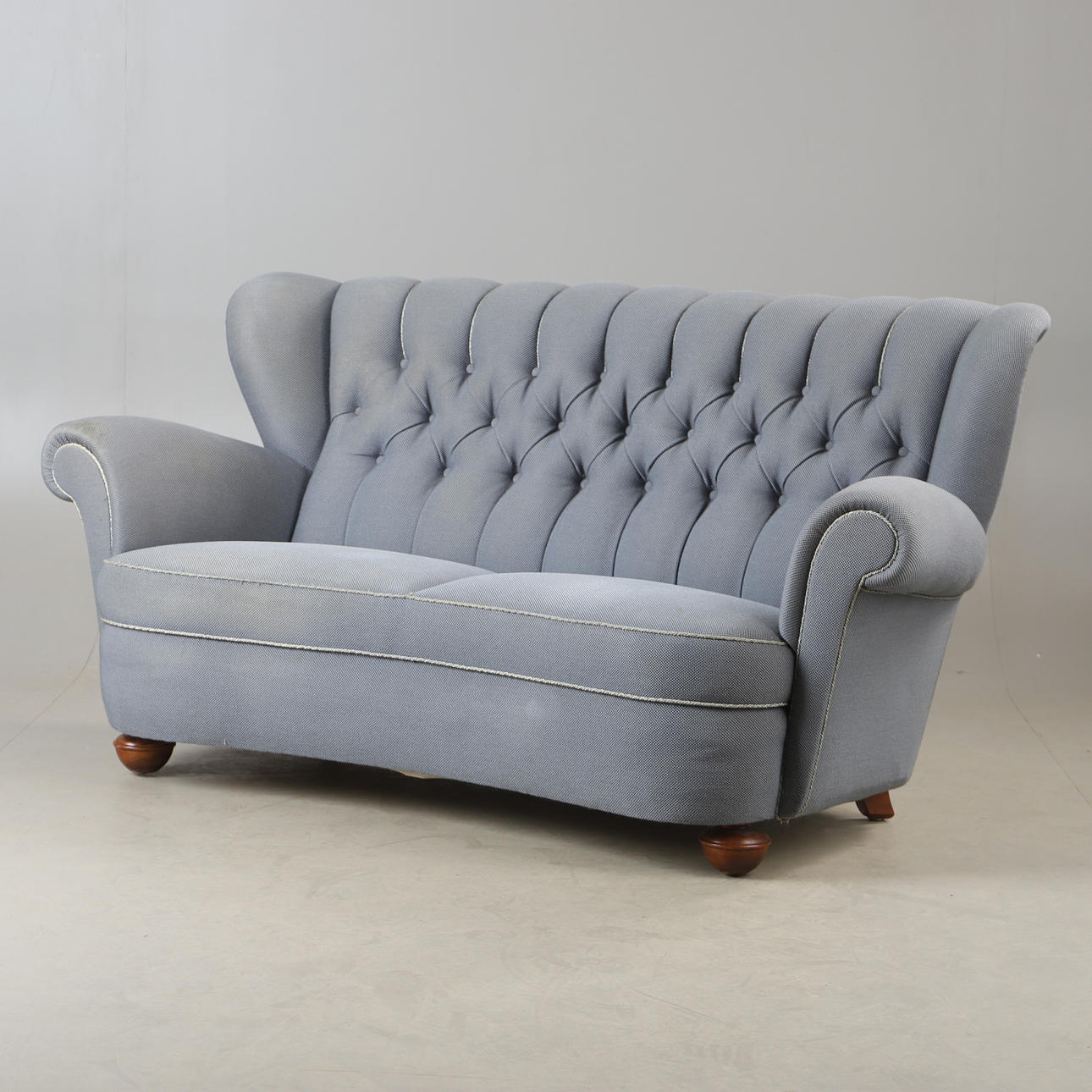 SOFFA, textilklädd, Swedish modern, 1940-tal.