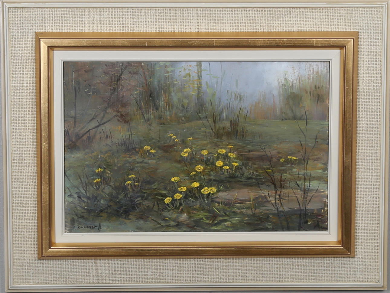 LISA SOLLANDER. Olja på duk, signerad.