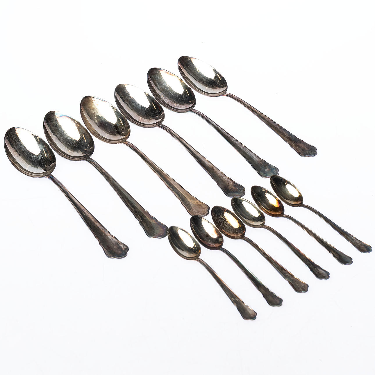SILVERSKEDAR, ett parti ca 280g.