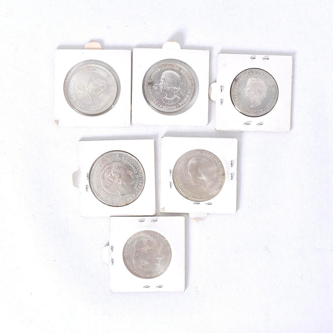 MINNESMYNT, 6 st, silver.