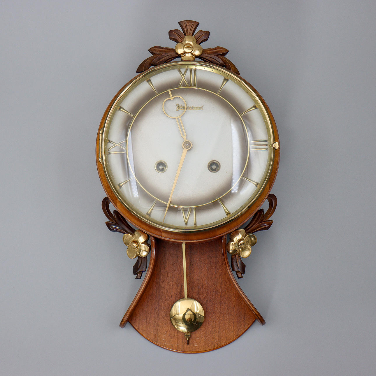 VÄGGUR I TEAK, WESTERSTRAND, 1900-TALETS MITT.