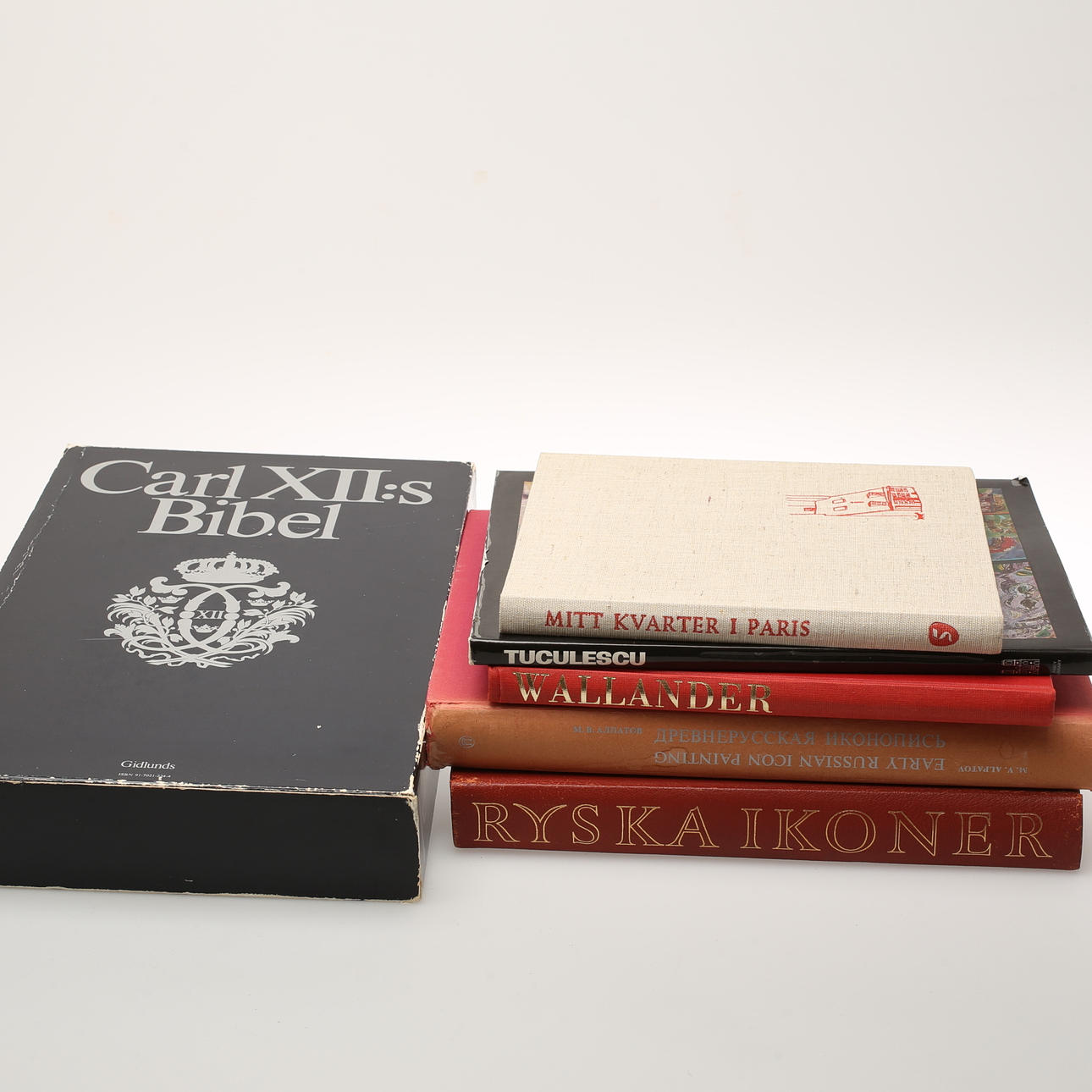 KONSTBÖCKER, 4 st. BIBEL.