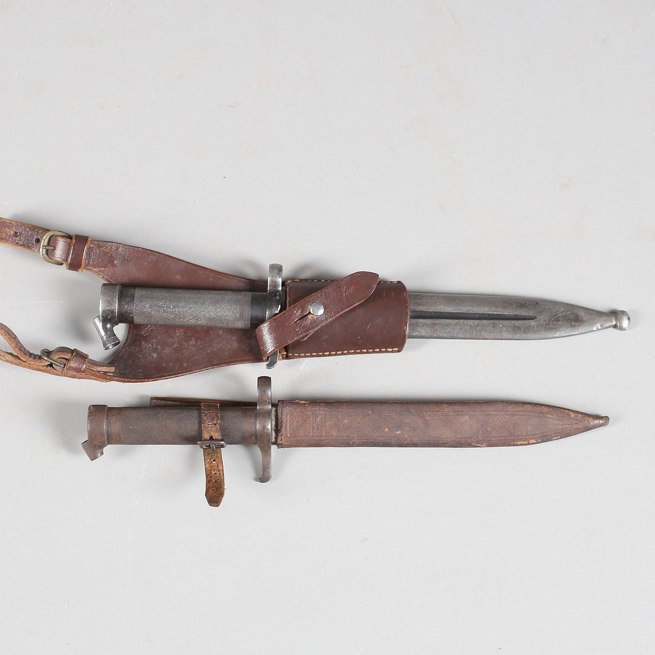 BAJONETTER, 2 st, Eskilstuna Jernmanufaktur.