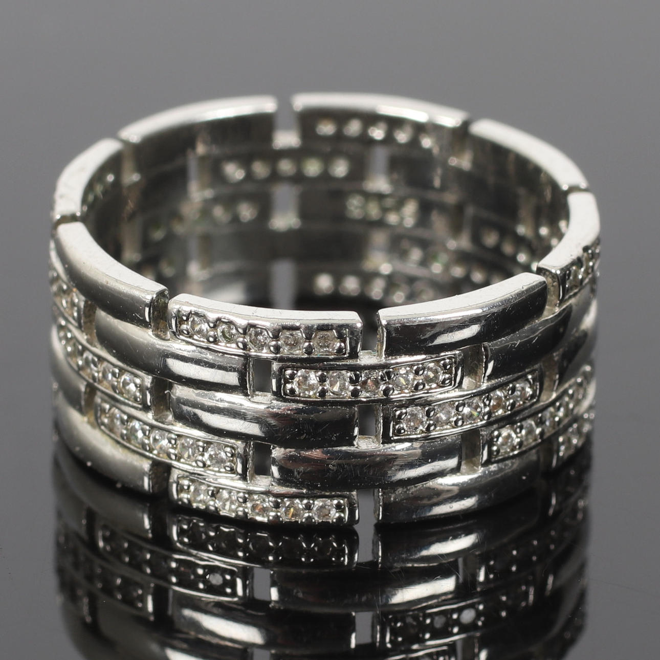 (6A60) RING, Sterling silver, 19/2000-tal.