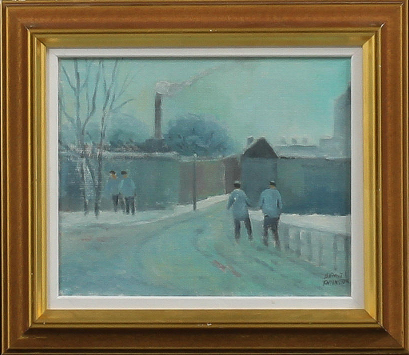 BENGT FRANSSON. Olja på duk, signerad.