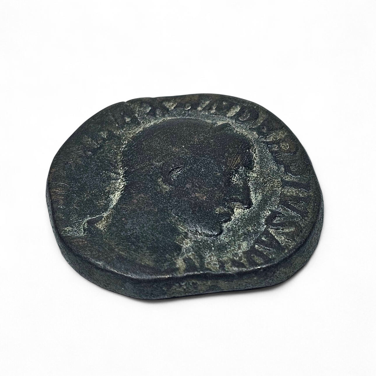 Moneda romana. Sestercio de Alejandro Severo 222-235 a.C.