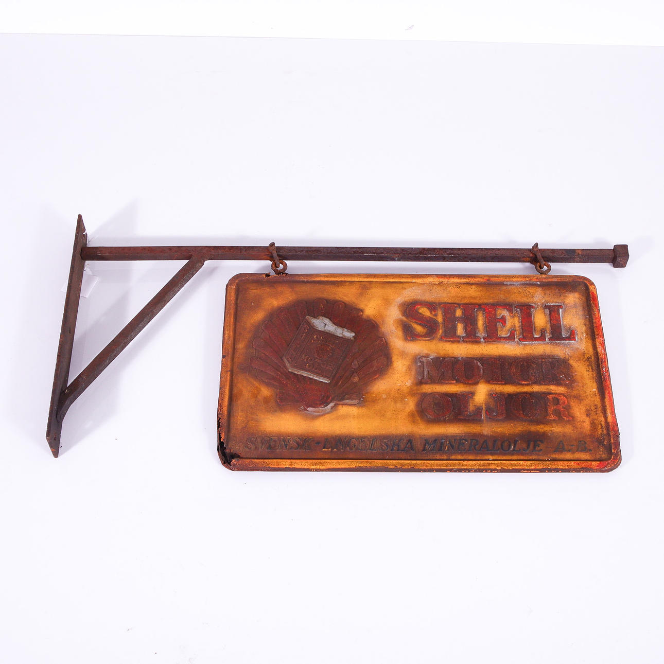 SHELL, hängskylt, 1920/30-tal.