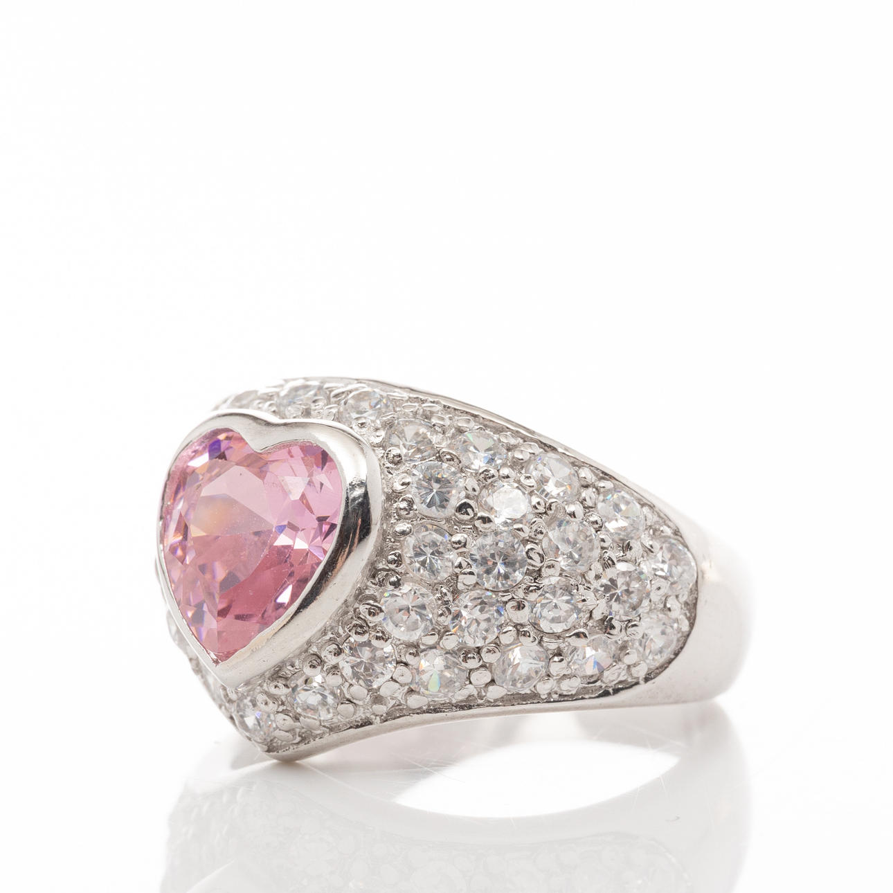 RING, Sterlingsilver, Cubic zirkoner.