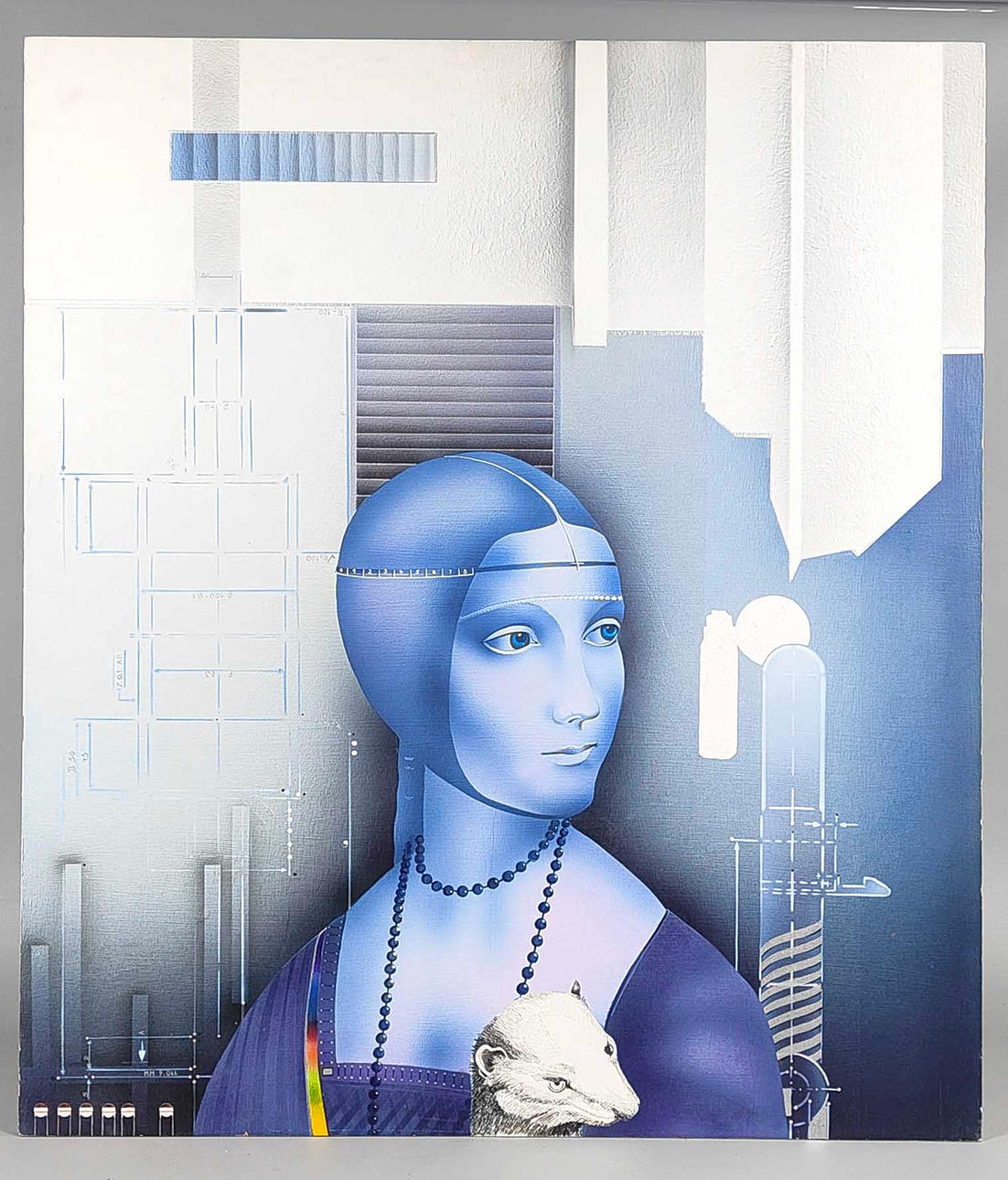 MICHAEL MATTERN CONSTRUCTIVIST PAINTING.