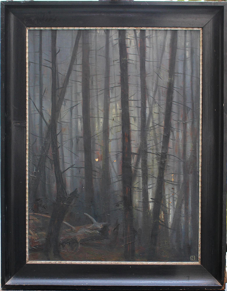 KARL HAYD. TILLSKRIVEN. 20th Century Målningar.