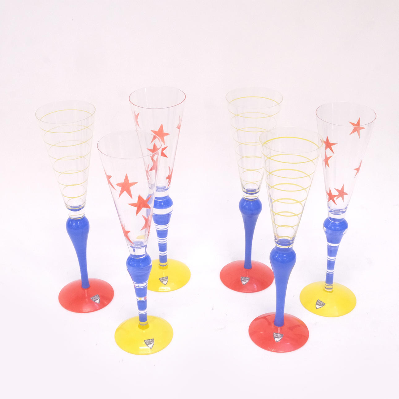 ANN NILSSON. CHAMPAGNESTRUTAR, "CLOWN", ORREFORS.