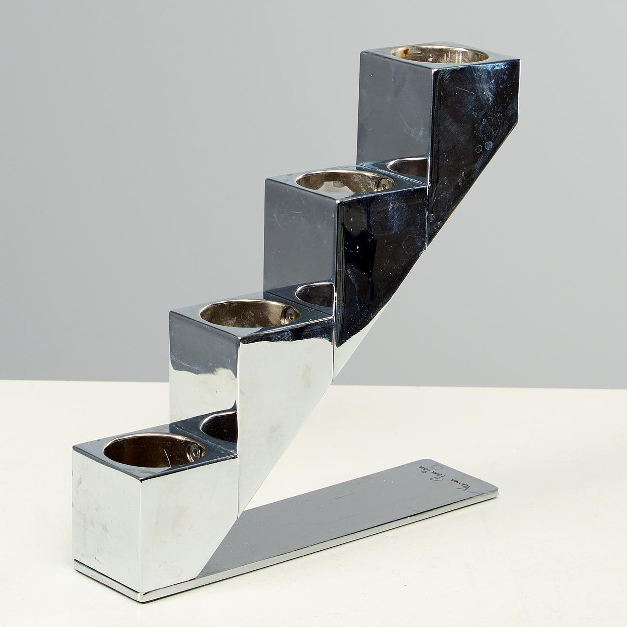 VERNER PANTON. KANDELABER "Sitting stairs", 1973.