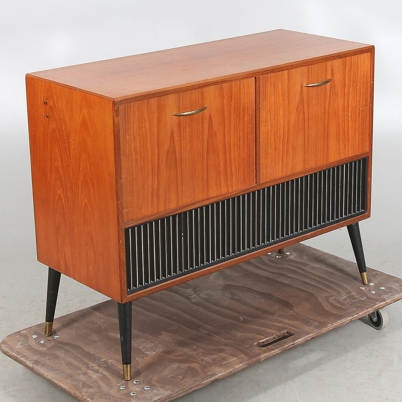 RADIOMÖBEL, Philips FS 752 AF, teak, 1950/60-tal.