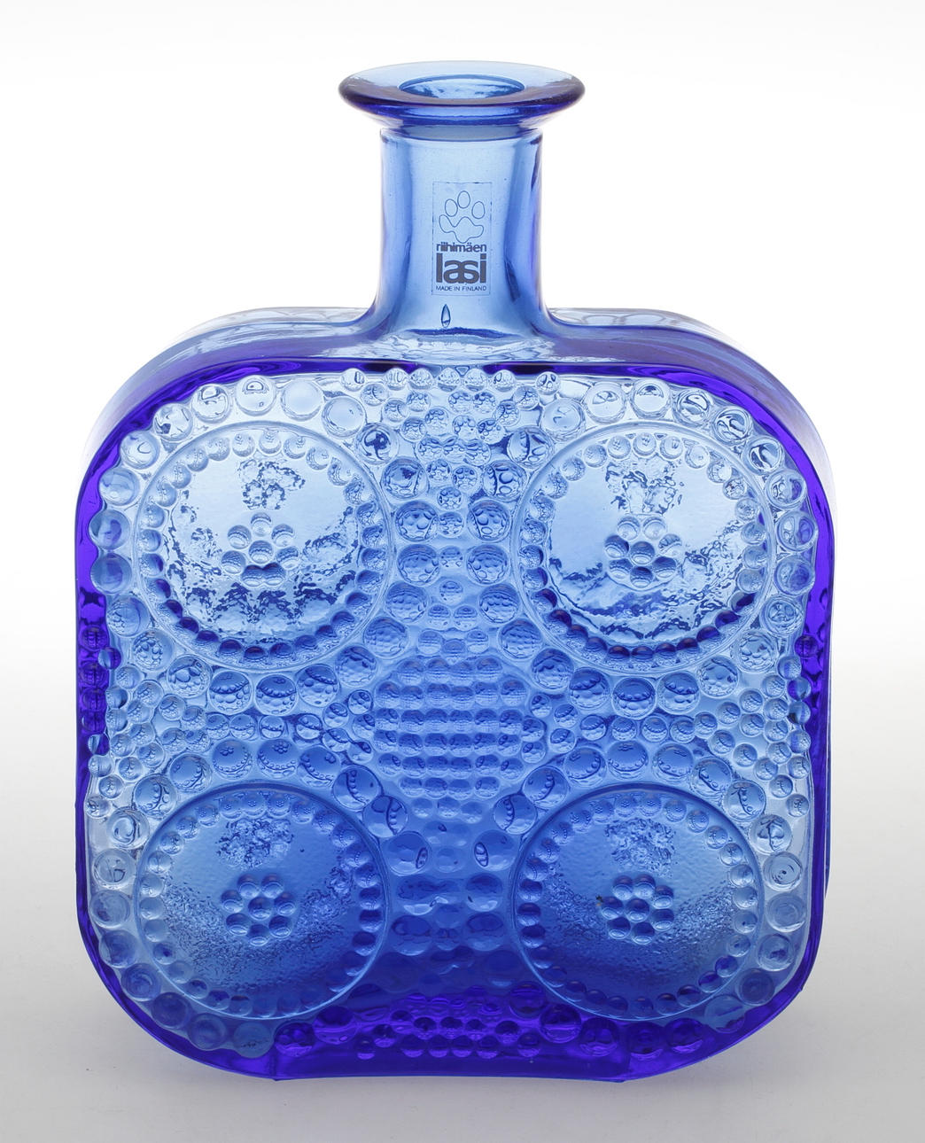 FLASKA, glas, "Grapponia", Nanny Still, Riihimäen, Lasi, Finland.