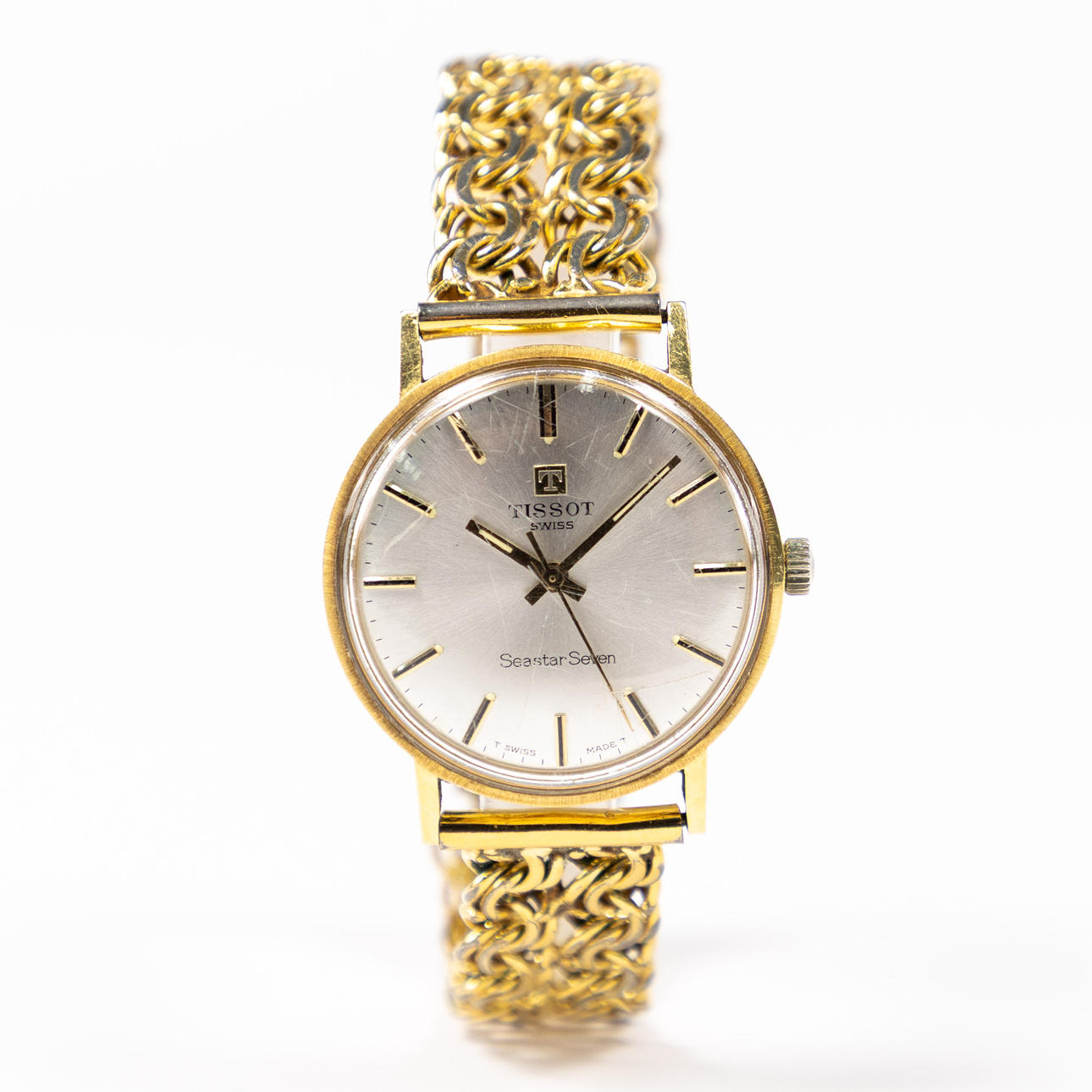 TISSOT. 34 mm, 18k guld.