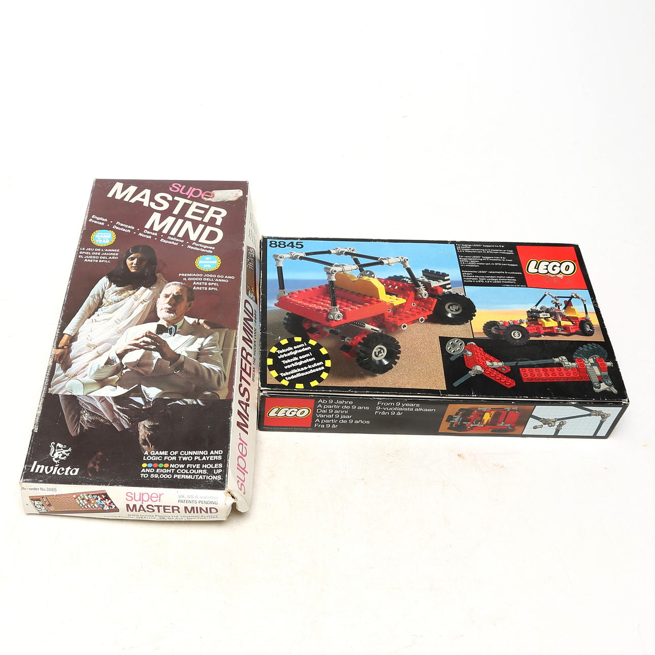 LEGO 8845 och SUPER MASTER MIND.