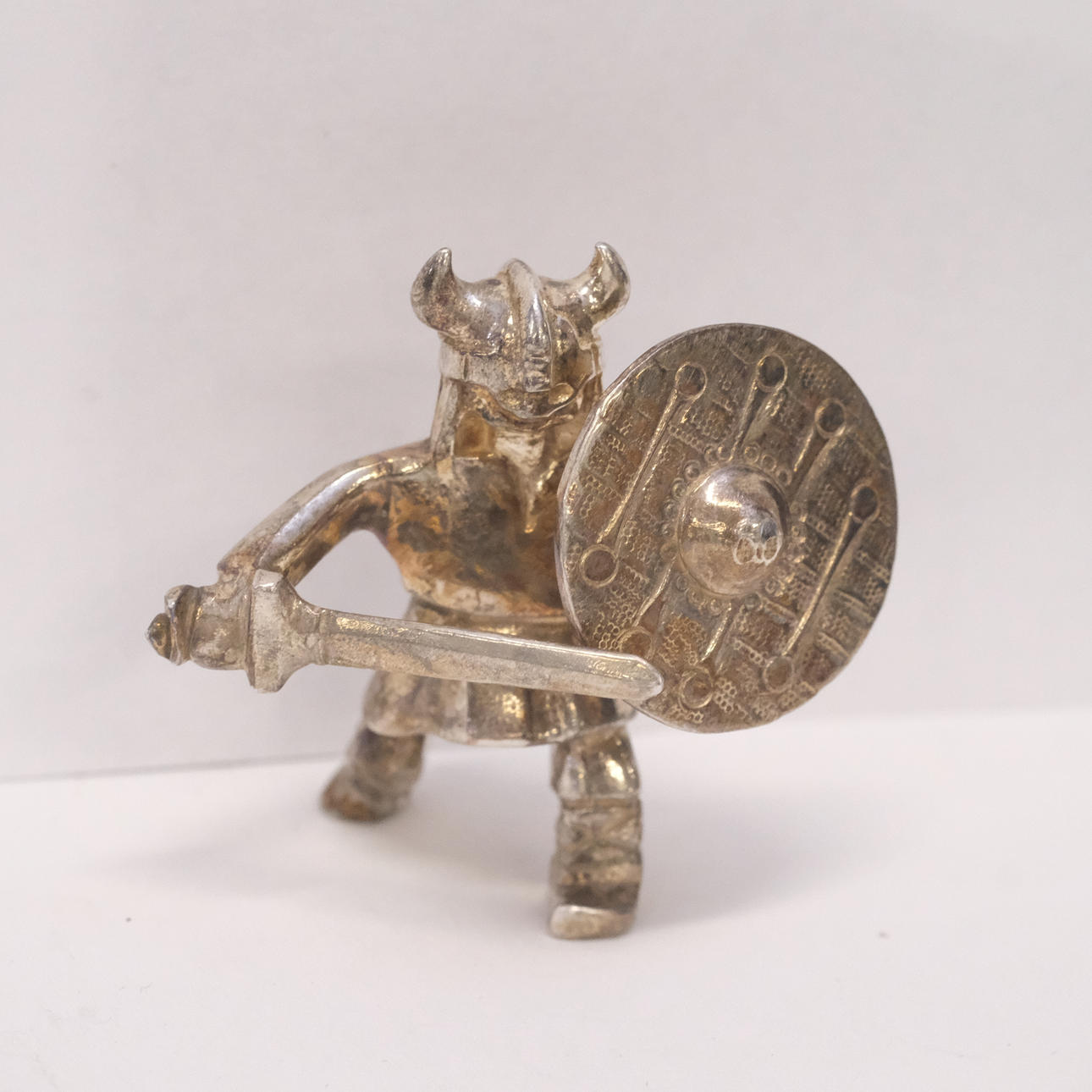 SKULPTUR, VIKING, SILVER.