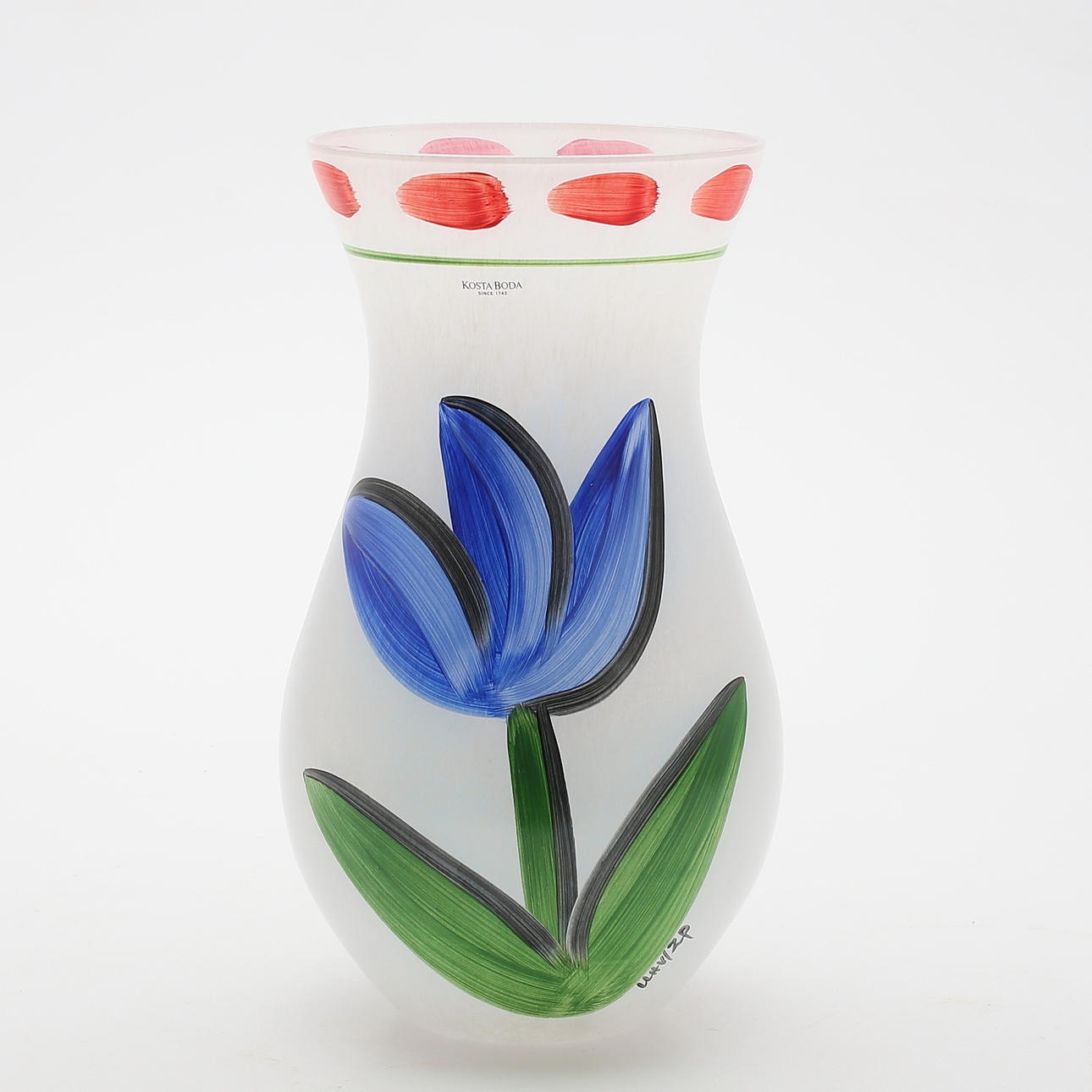 VAS, glas, Ulrica Hydman Vallien, Kosta Boda.