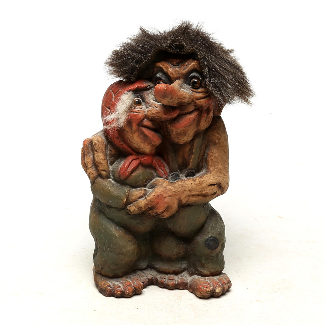 DUBBELTROLL, trä.