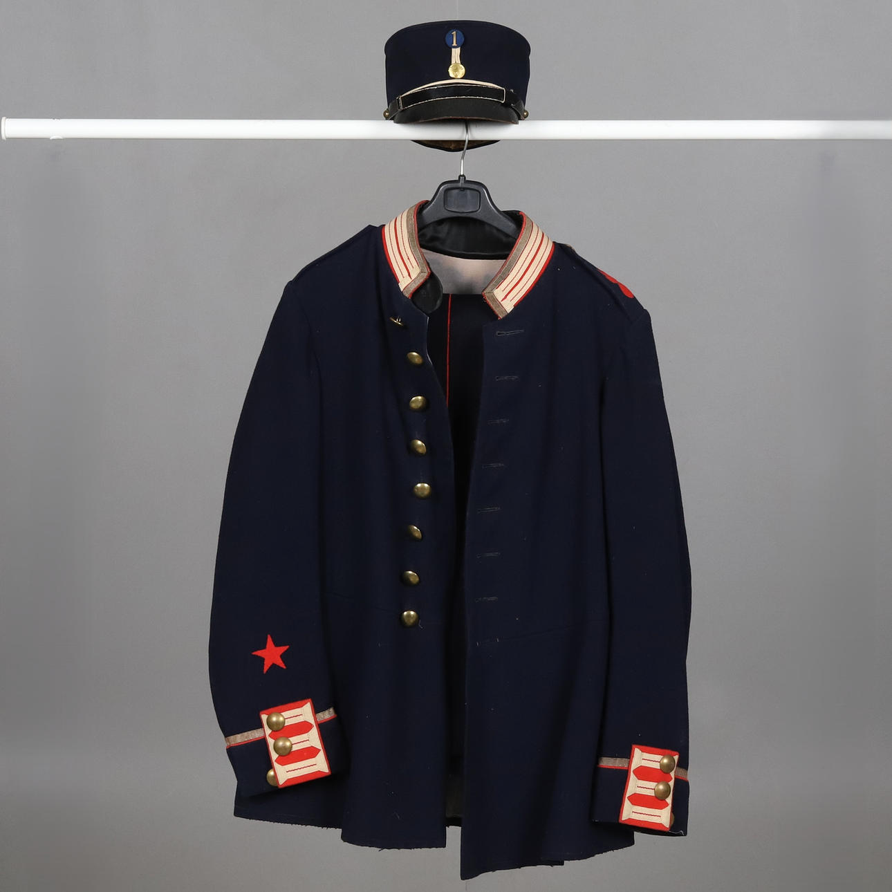 UNIFORM , m/1886, 3 delar.