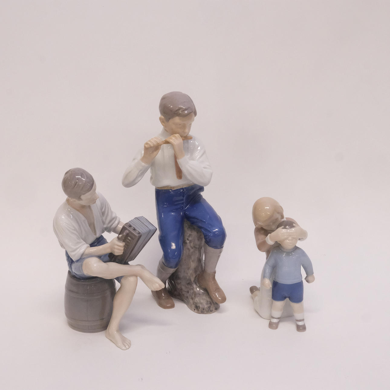 FIGURINER, BING & GRÖNDAHL, TRE STYCKEN.