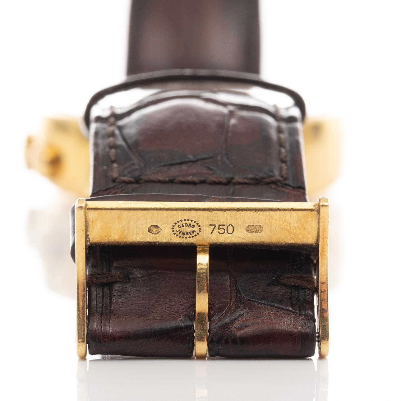 HENNING KOPPEL, Georg Jensen, Koppel Chronograph, wristwatch, 18K