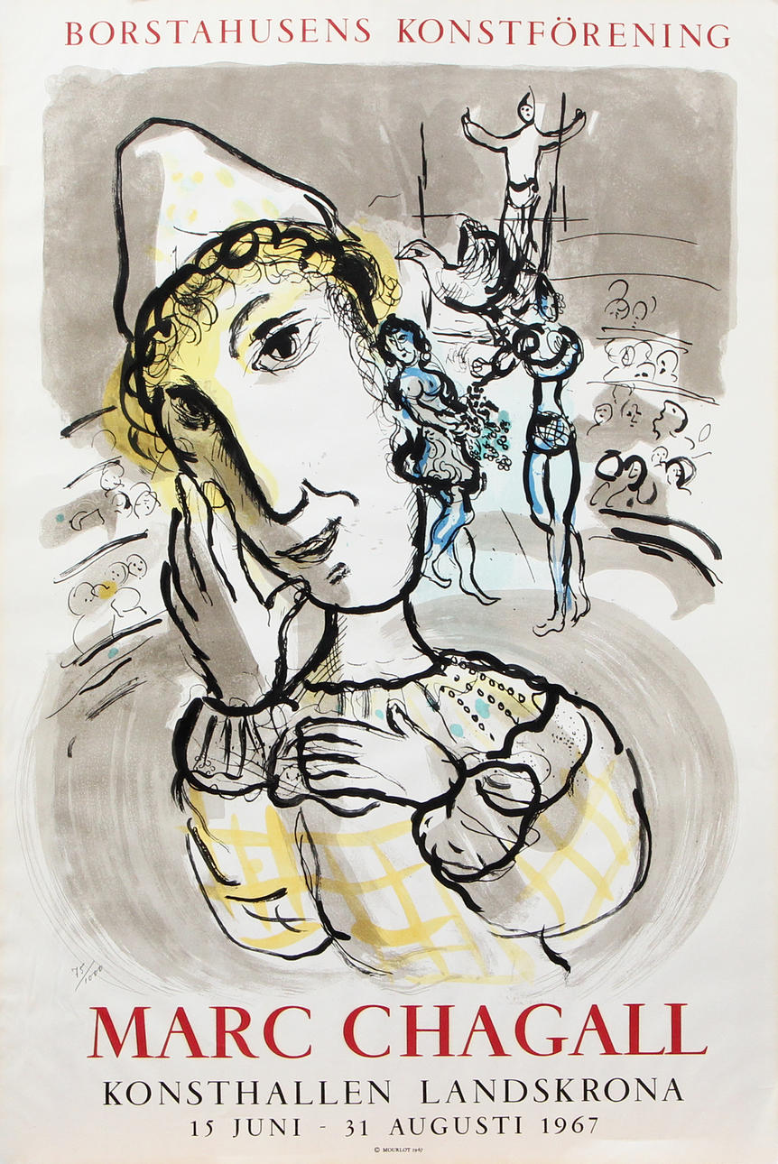 MARC CHAGALL. EFTER. AFFISCH, numrerad.