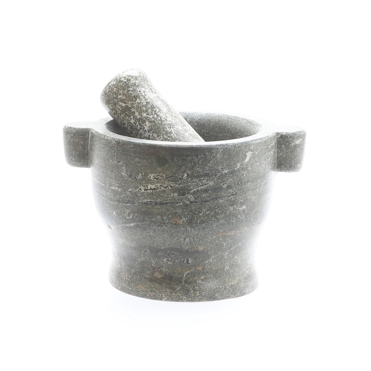 MORTEL med stöt, marmor, 18/1900-tal.