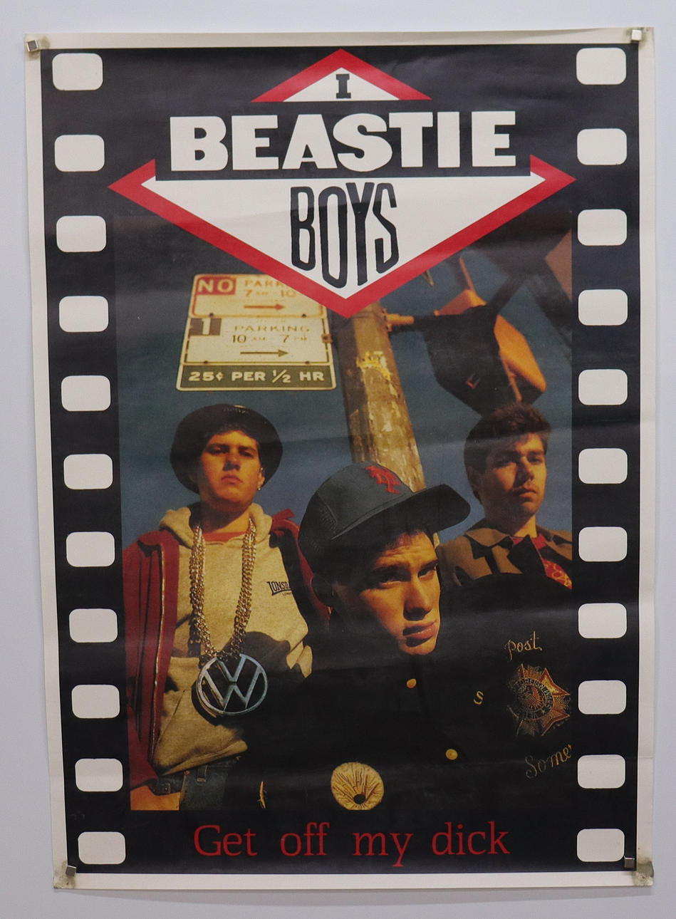 BEASTIE BOYS, turné affisch för Get off my Dick, 1986.