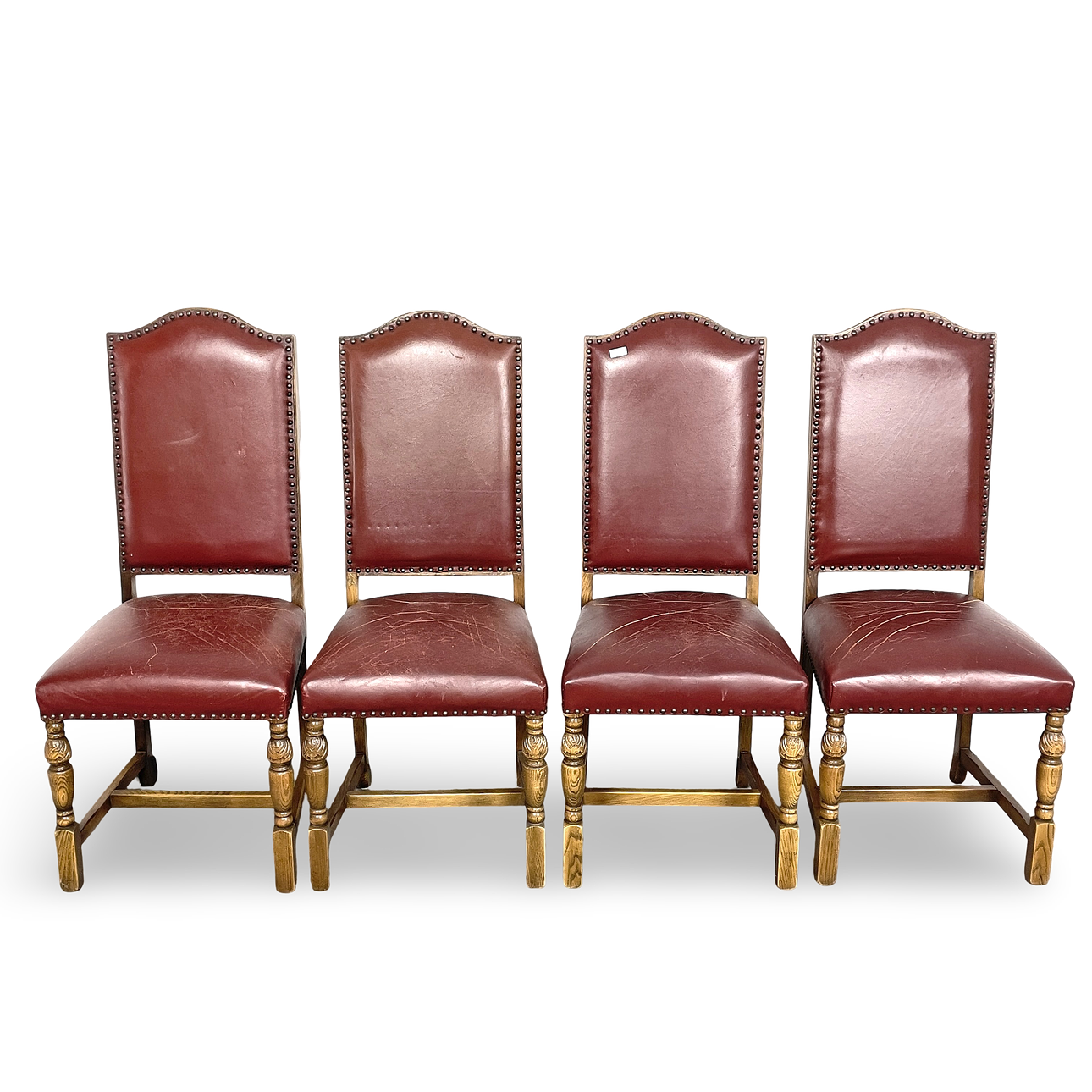 STOLAR, 4 st. Ek, barockstil, 1900-tal.