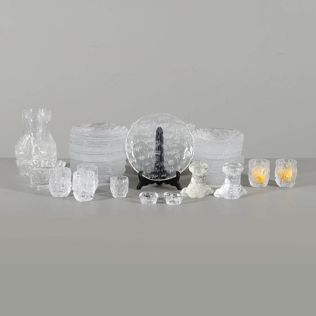 GLASSERVIS, 64 delar, Eugen Montelin, Reijmyre, 1900-talets andra hälft.