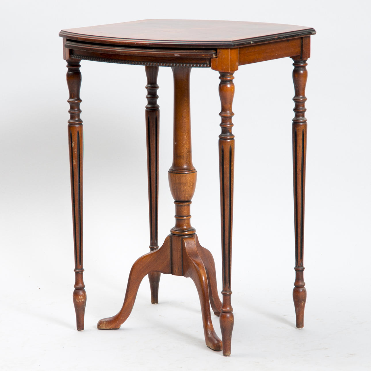 SATSBORD, 2 delar, mahogny.